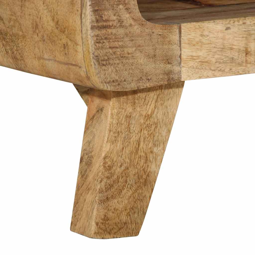 Tv Cabinet 105X46X32 Cm Solid Wood Rough Mango