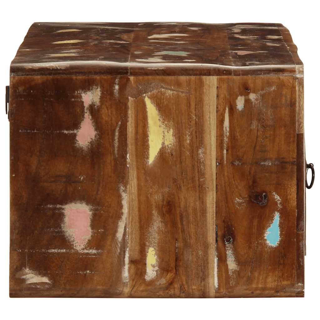 Wall-Mounted Tv Cabinet 100X32X25 Cm Solid Wood Reclaimed