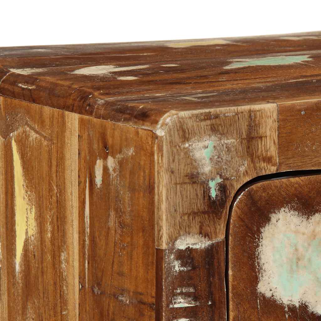 Wall-Mounted Tv Cabinet 100X32X25 Cm Solid Wood Reclaimed