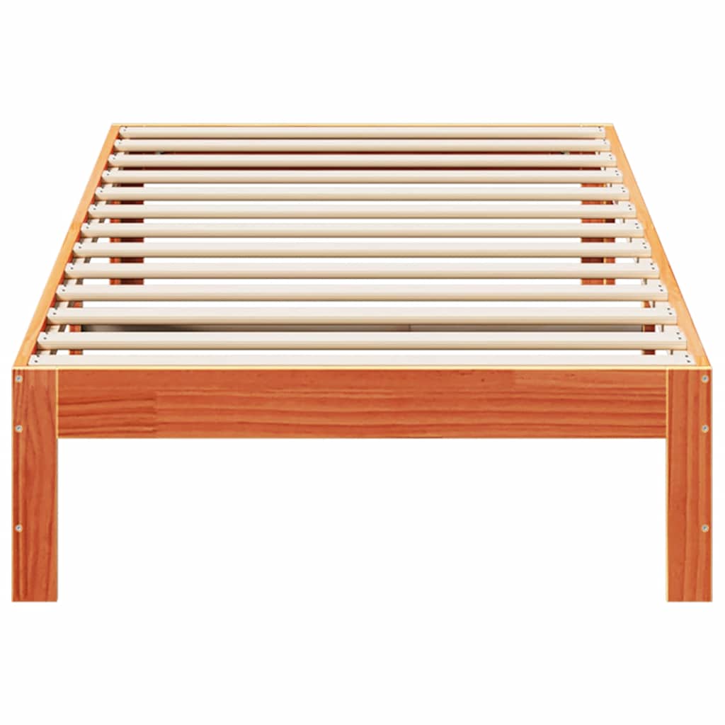 Bed Frame Without Mattress Solid Wood Pine