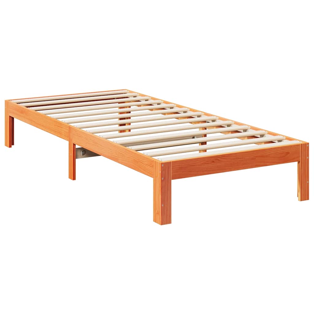 Bed Frame Without Mattress Solid Wood Pine