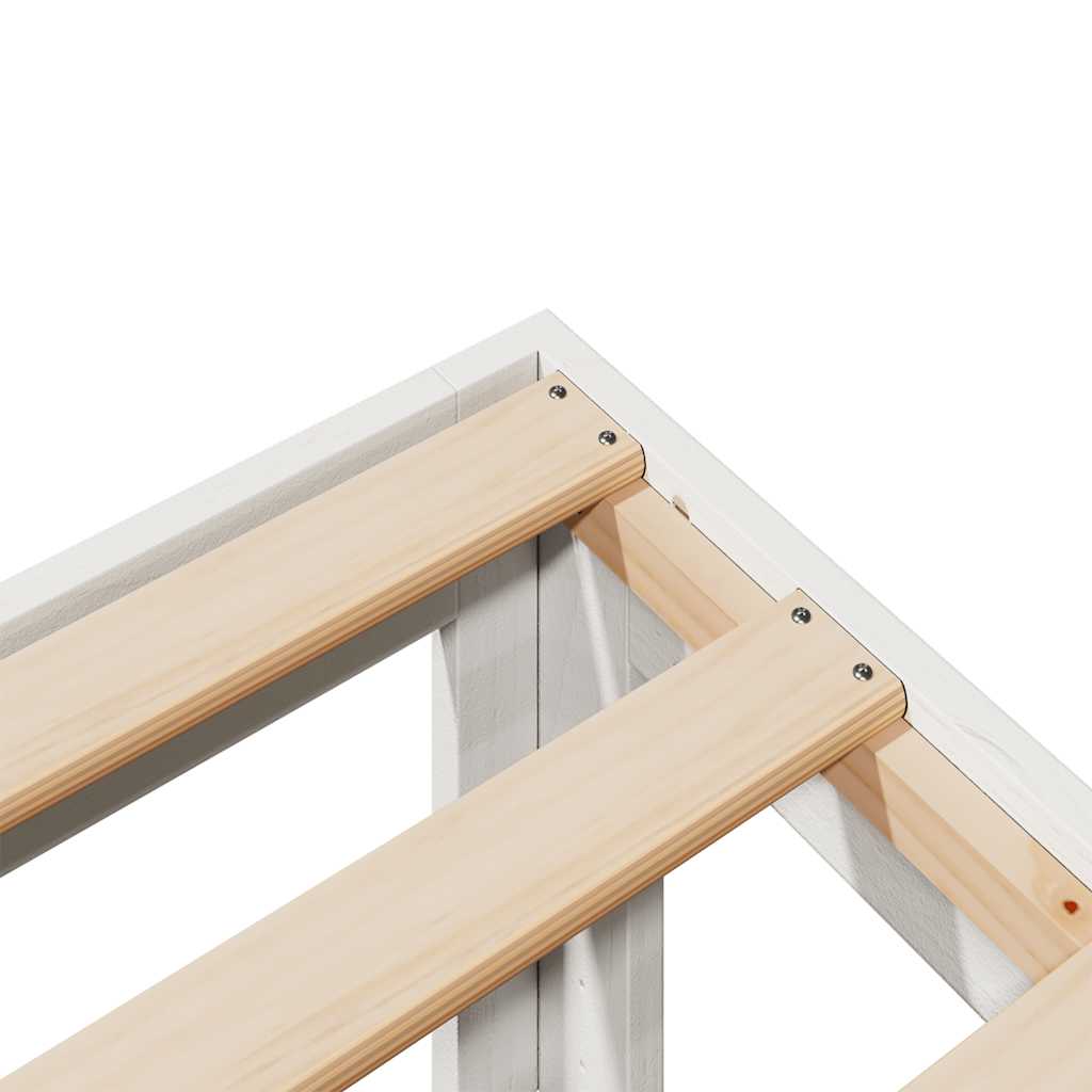 Bed Frame Without Mattress Solid Wood Pine