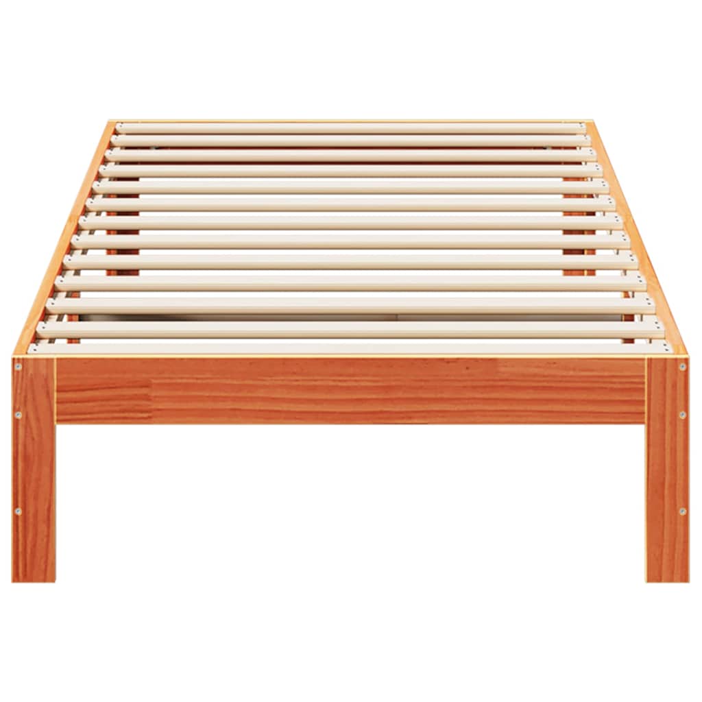 Bed Frame Without Mattress Solid Wood Pine