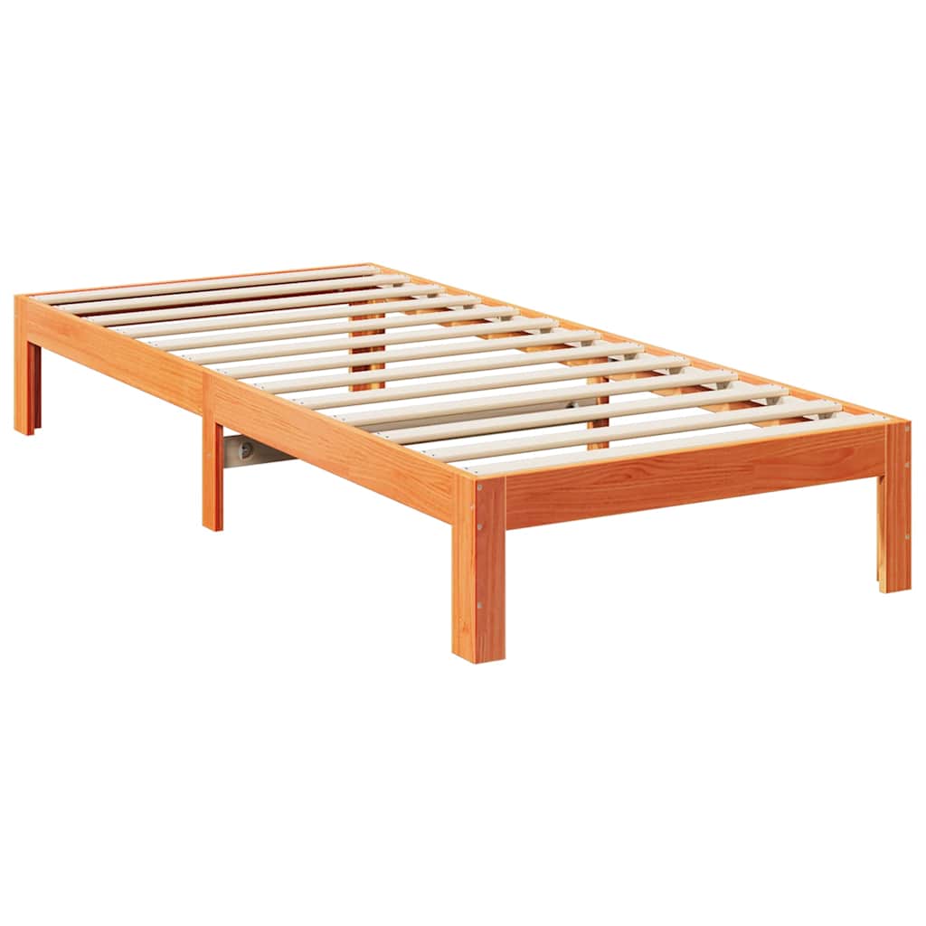 Bed Frame Without Mattress Solid Wood Pine