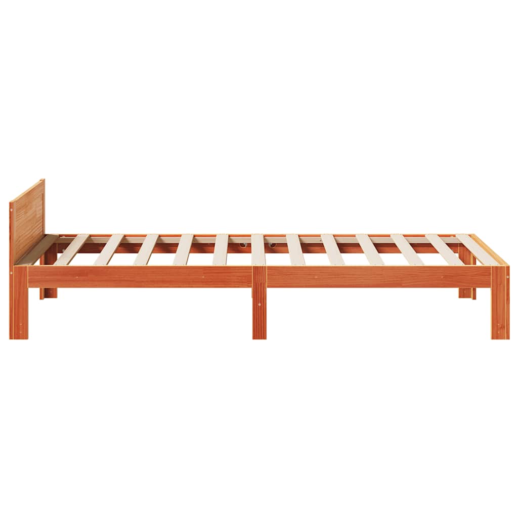 Bed Frame Without Mattress Solid Wood Pine