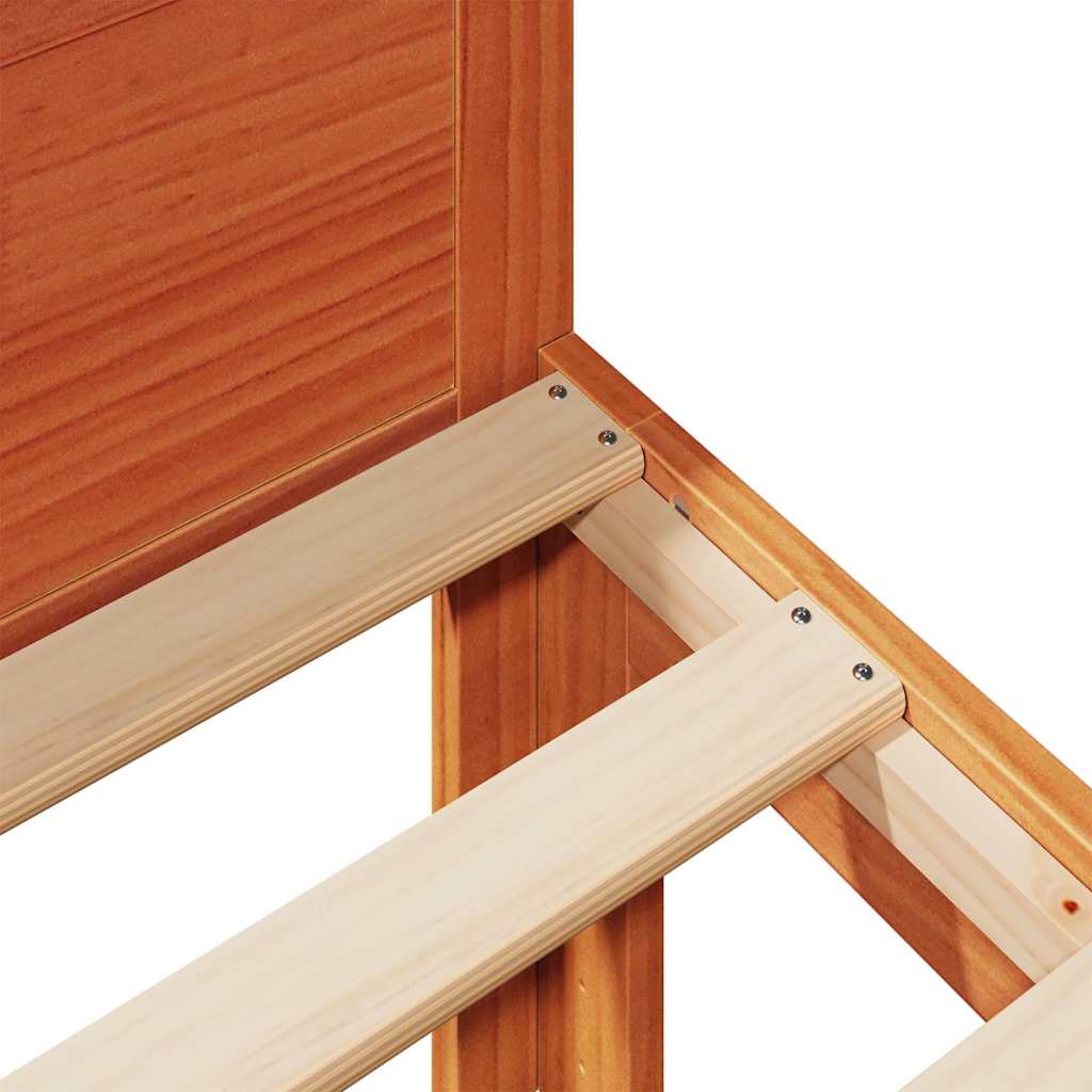 Bed Frame Without Mattress Solid Wood Pine