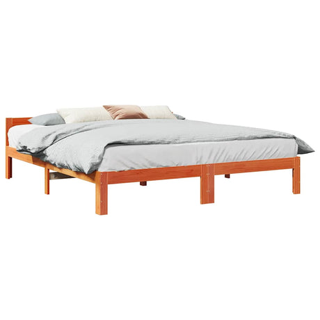 Bed Frame Without Mattress Solid Wood Pine