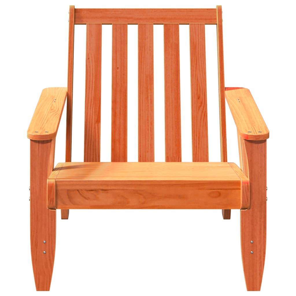 Garden Adirondack Chair 75X77X77 Cm Solid Wood Pine