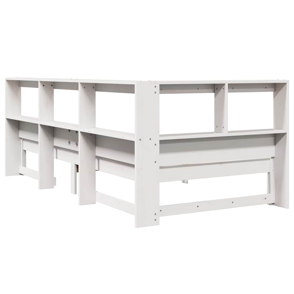 Bookcase Bed Without Mattress Small Single Solid Wood Pine