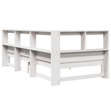 Bookcase Bed Without Mattress Small Single Solid Wood Pine