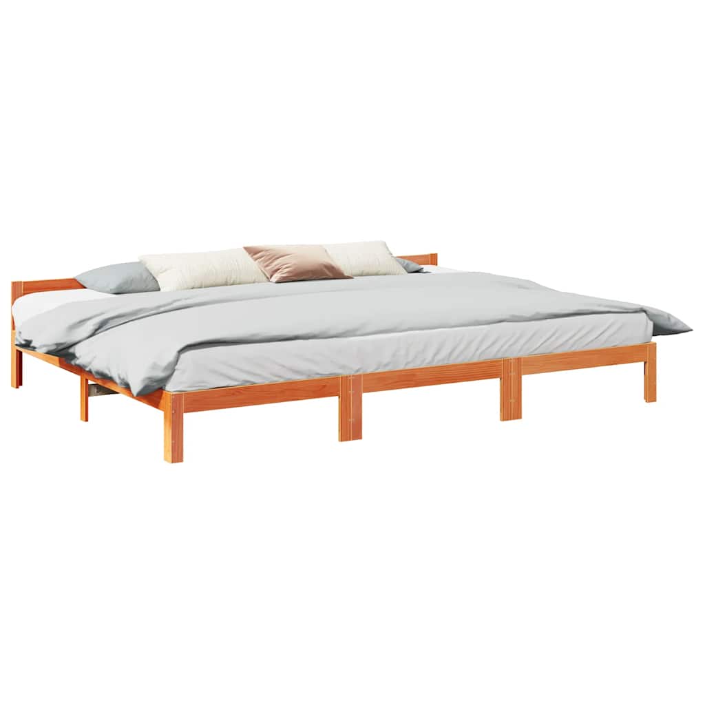 Bed Frame Without Mattress Solid Wood Pine