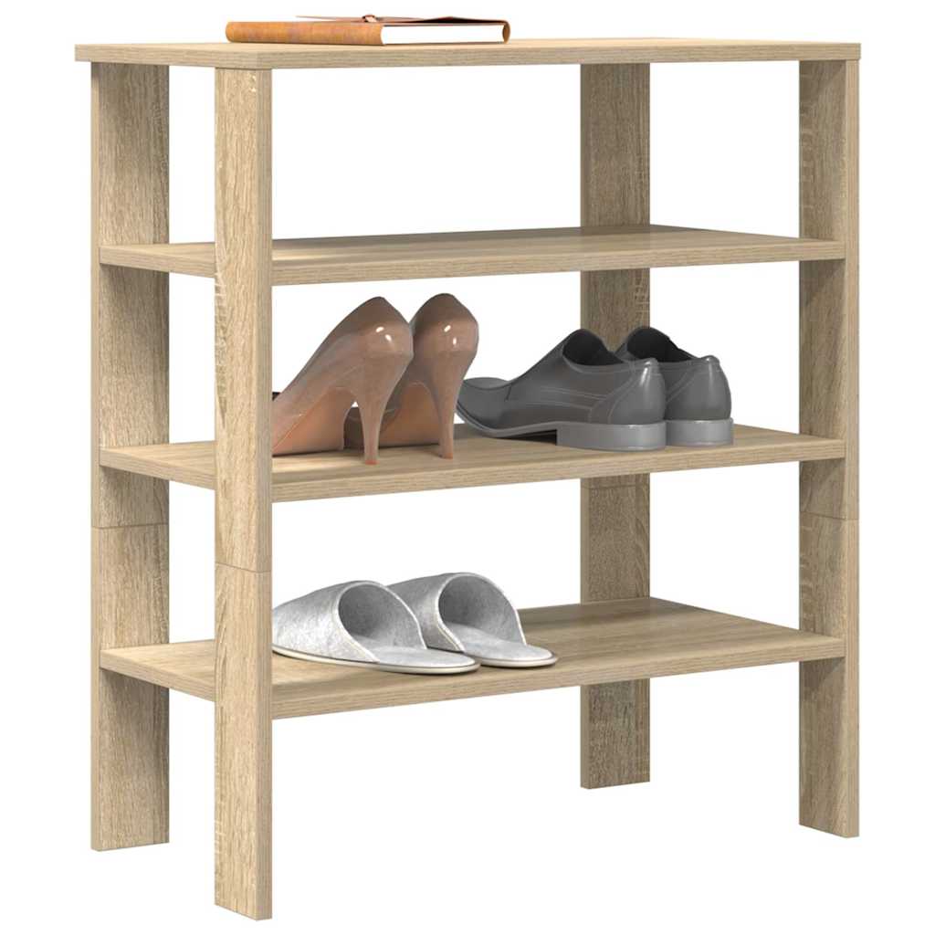 Shoe Rack 61X32X Engineered Wood