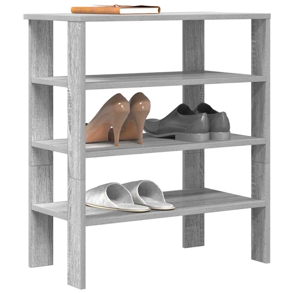 Shoe Rack 61X32X Engineered Wood