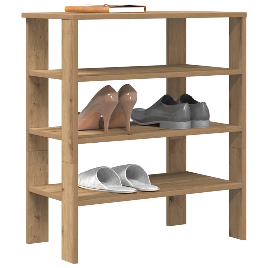 Shoe Rack 61X32X Engineered Wood