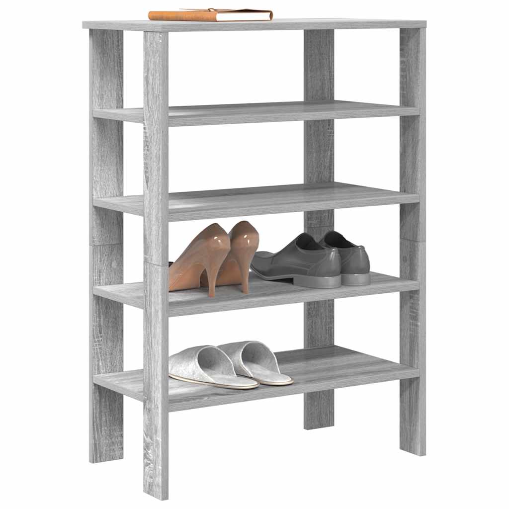 Shoe Rack 61X32X Engineered Wood