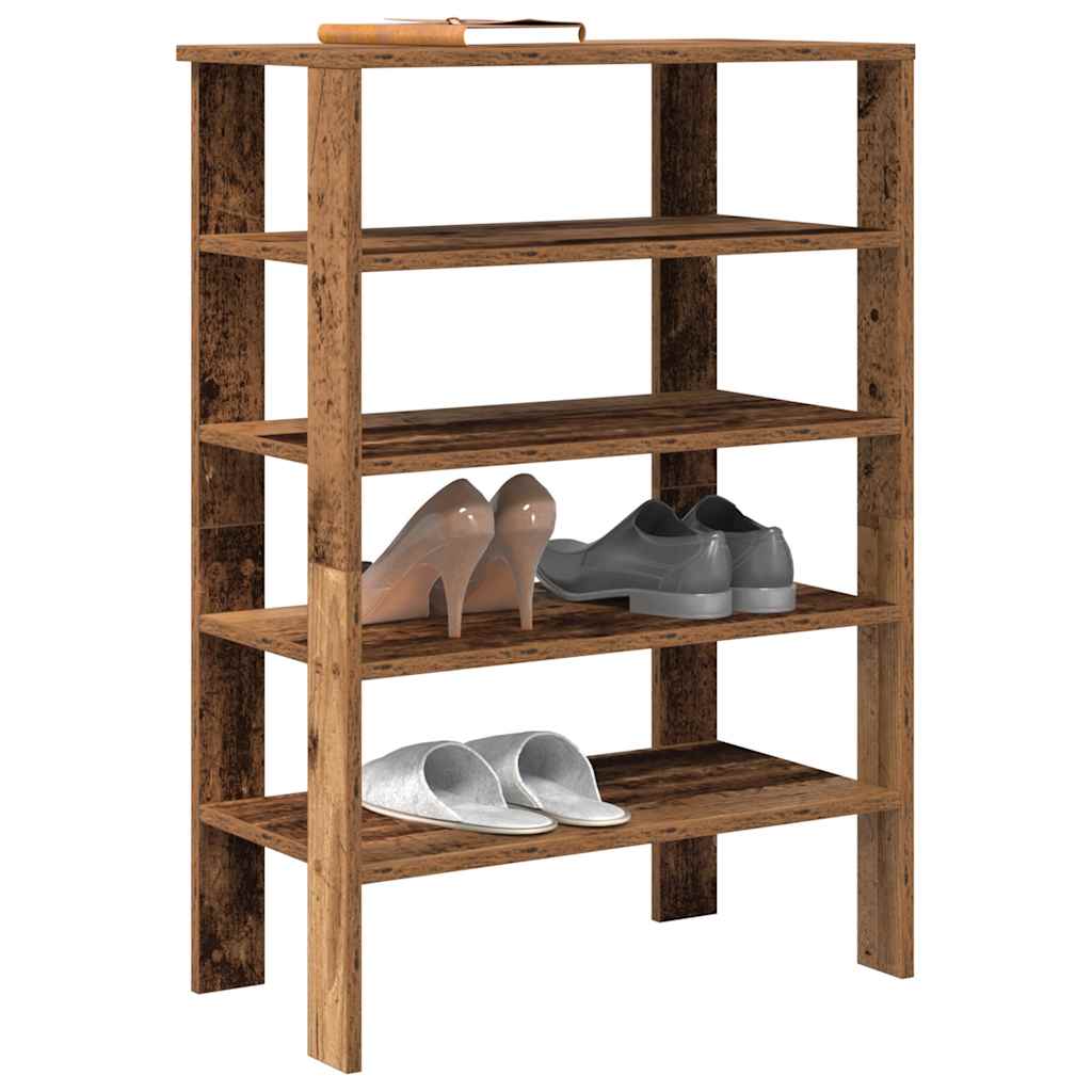 Shoe Rack 61X32X Engineered Wood