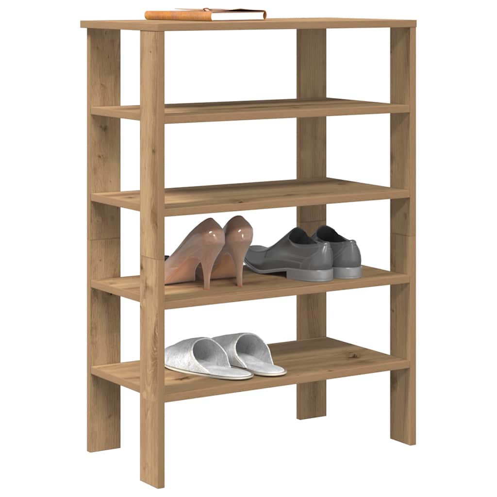 Shoe Rack 61X32X Engineered Wood
