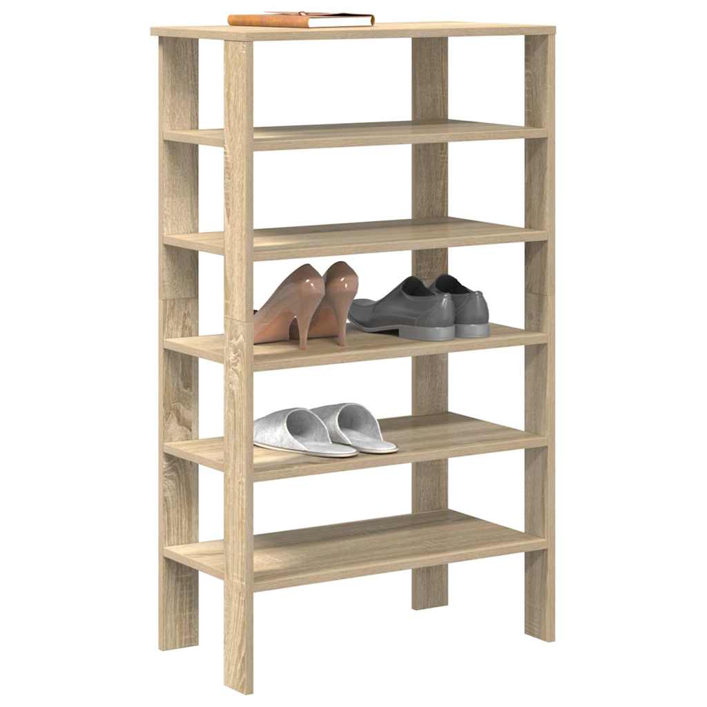 Shoe Rack 61X32X Engineered Wood
