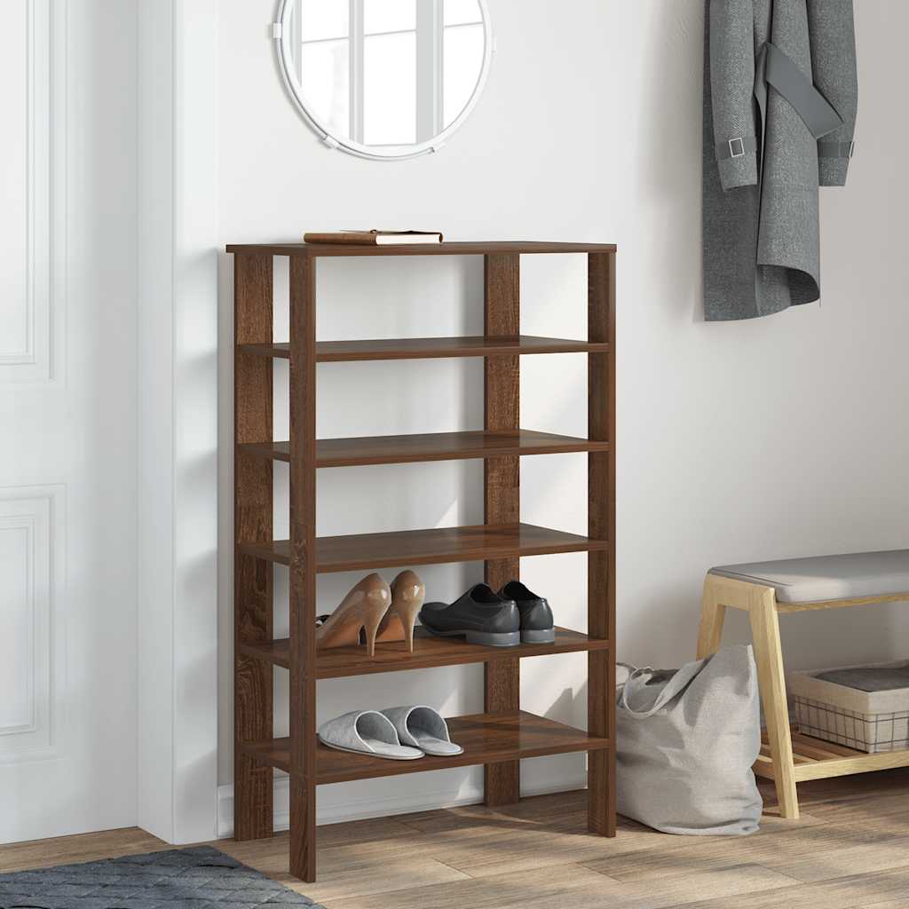 Shoe Rack 61X32X Engineered Wood