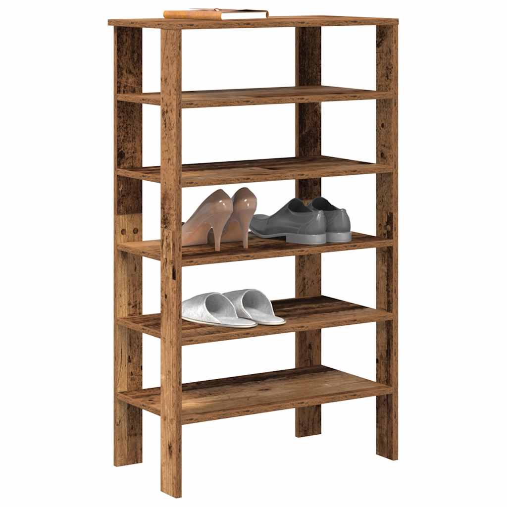 Shoe Rack 61X32X Engineered Wood