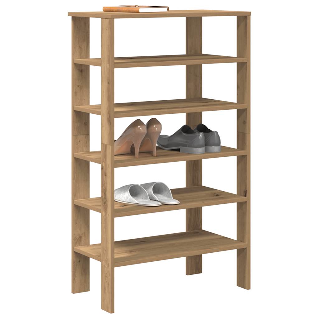 Shoe Rack 61X32X Engineered Wood