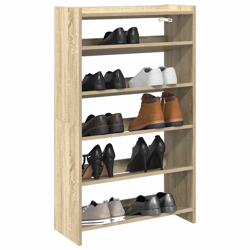 Shoe Rack 60X25X Engineered Wood