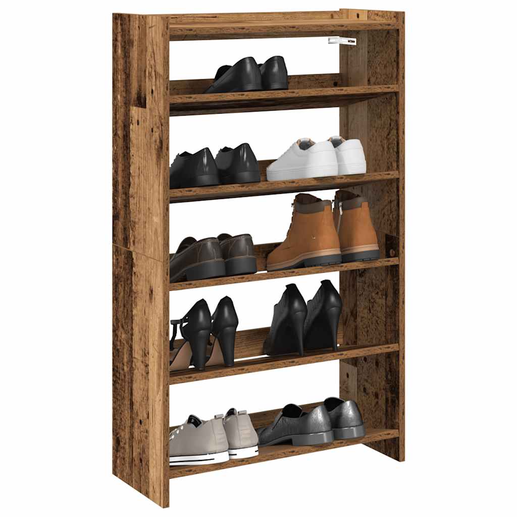Shoe Rack 60X25X Engineered Wood