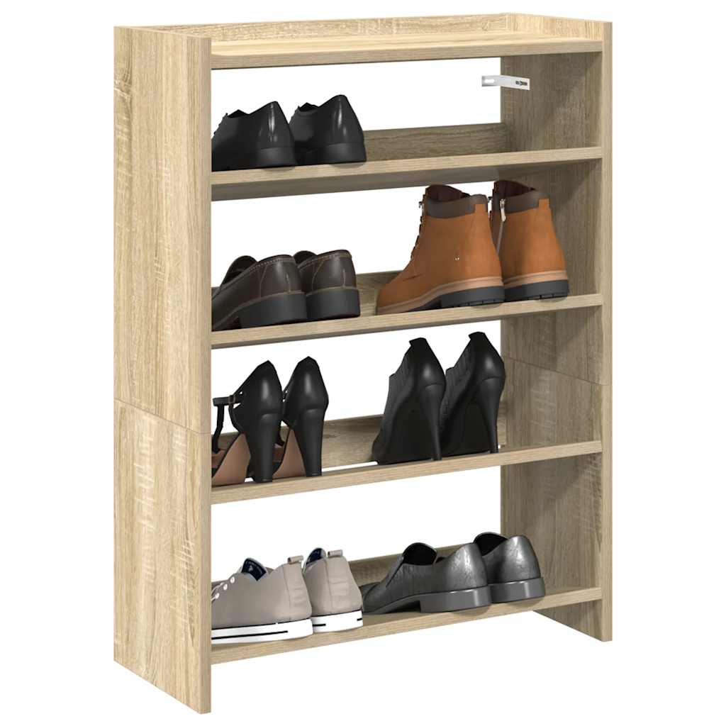 Shoe Rack 60X25X Engineered Wood