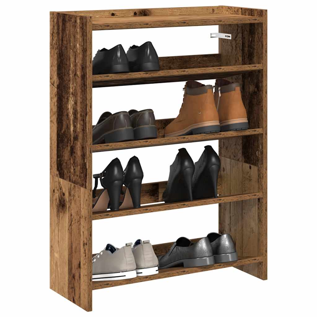 Shoe Rack 60X25X Engineered Wood