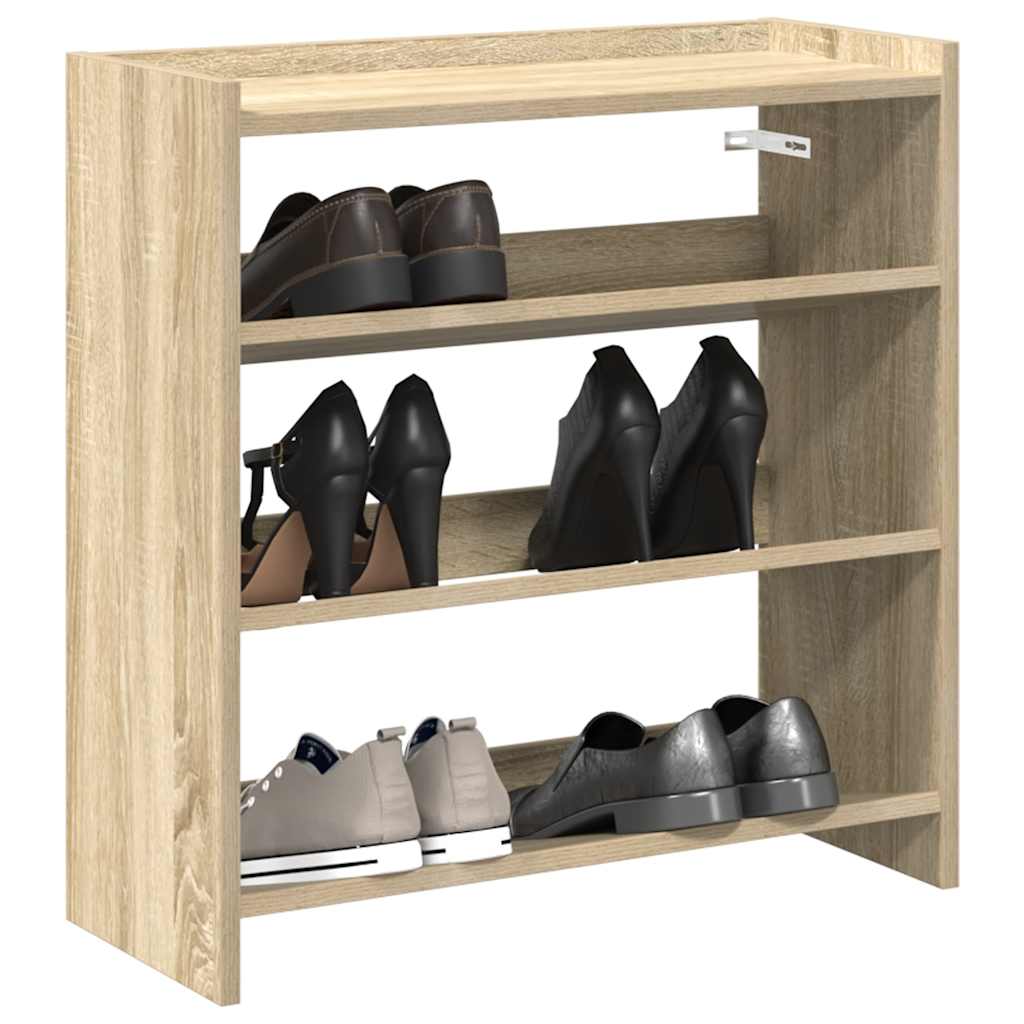 Shoe Rack 60X25X Engineered Wood