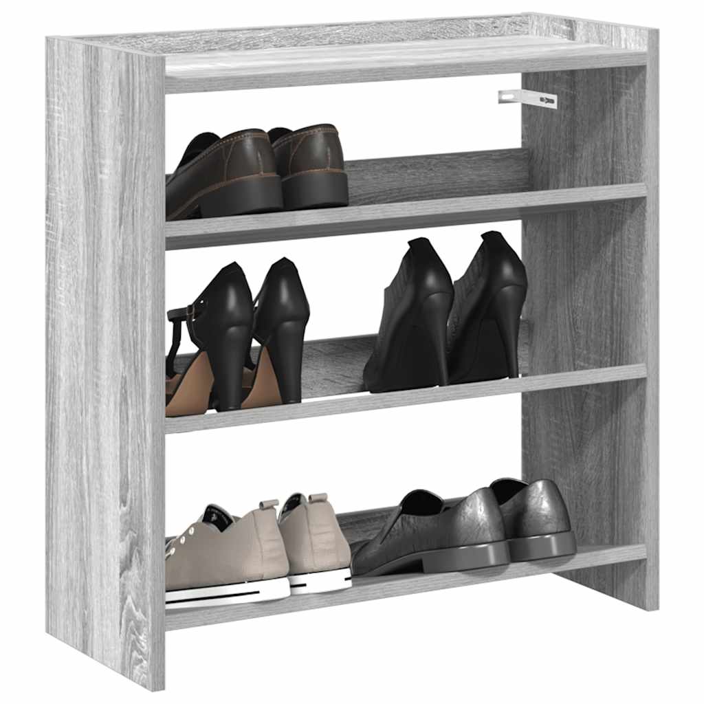 Shoe Rack 60X25X Engineered Wood