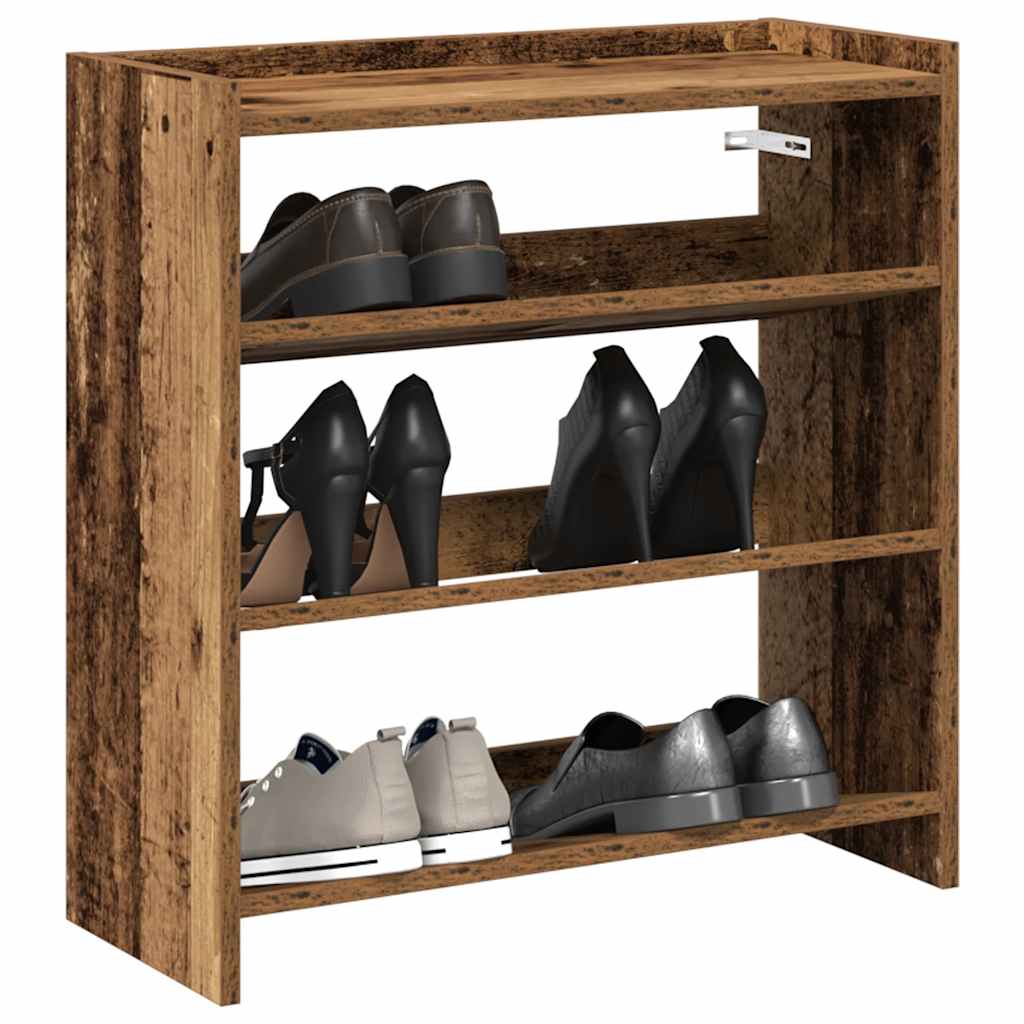 Shoe Rack 60X25X Engineered Wood