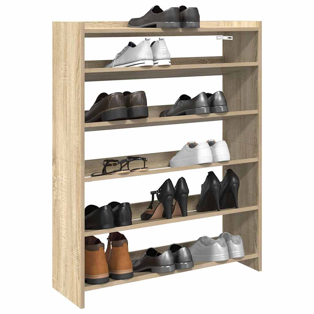 Shoe Rack 60X25X Engineered Wood
