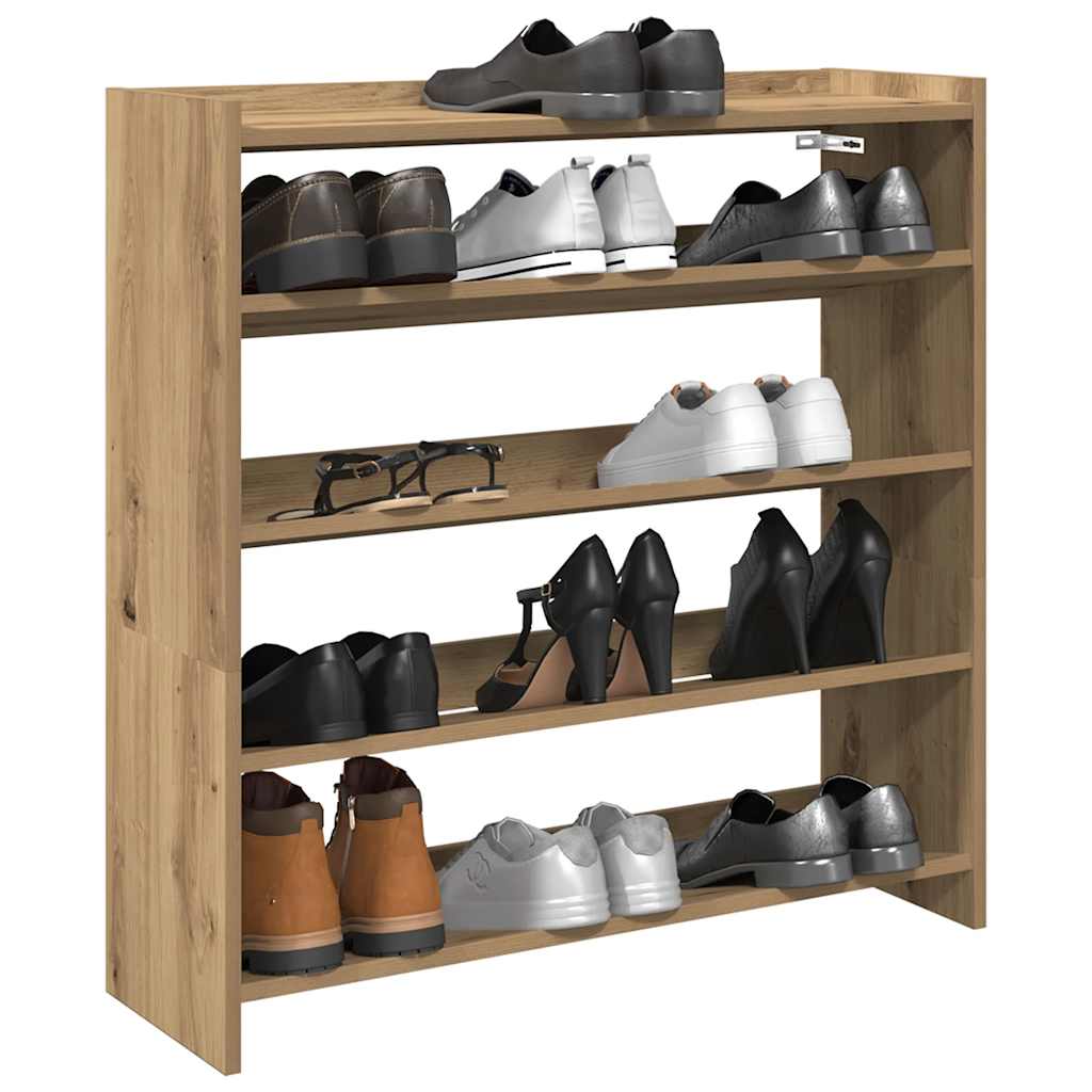 Shoe Rack 60X25X Engineered Wood