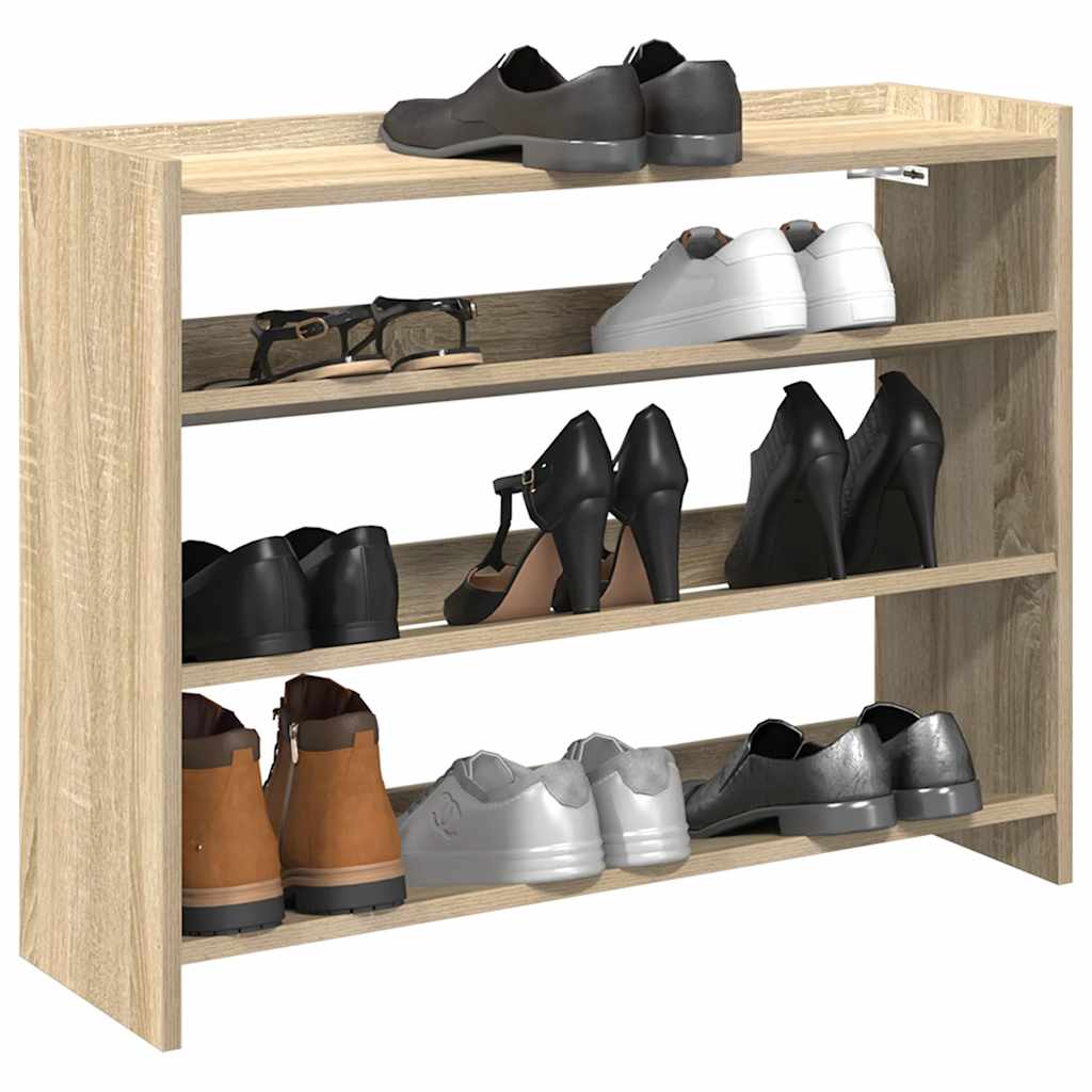 Shoe Rack 60X25X Engineered Wood