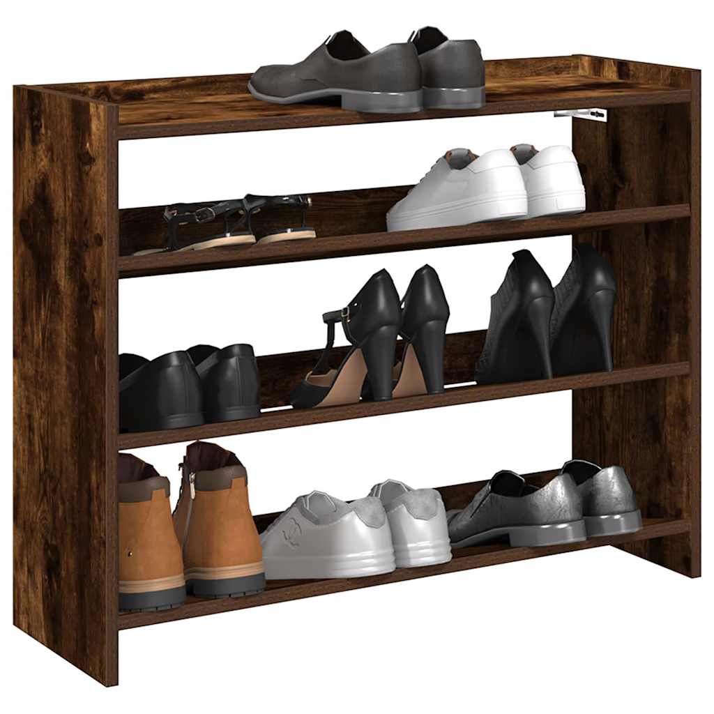 Shoe Rack 60X25X Engineered Wood