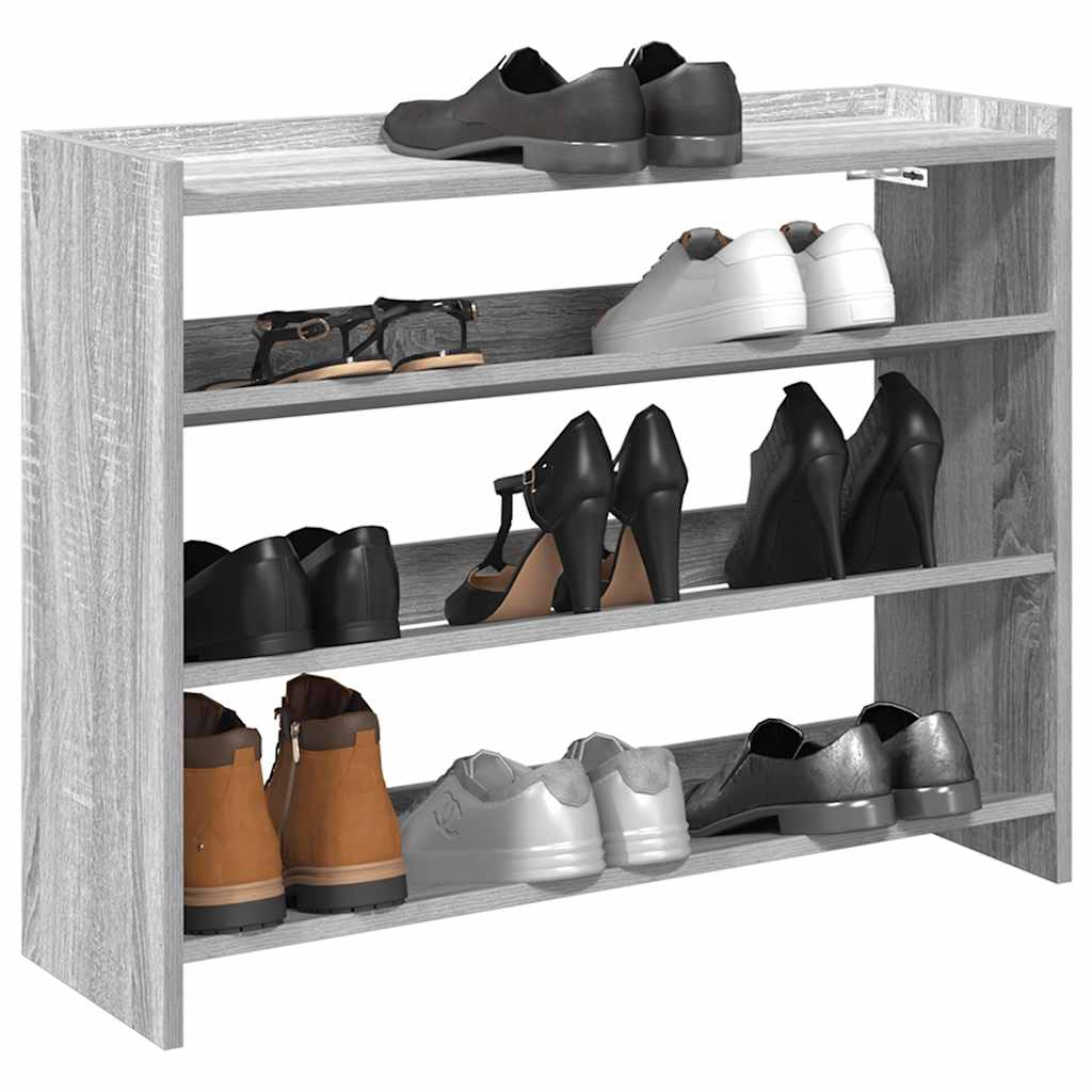 Shoe Rack 60X25X Engineered Wood