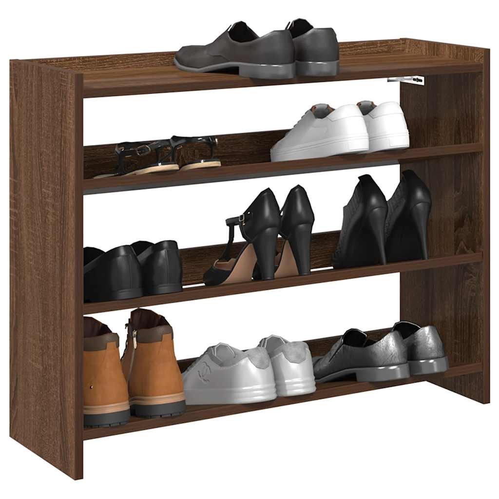 Shoe Rack 60X25X Engineered Wood