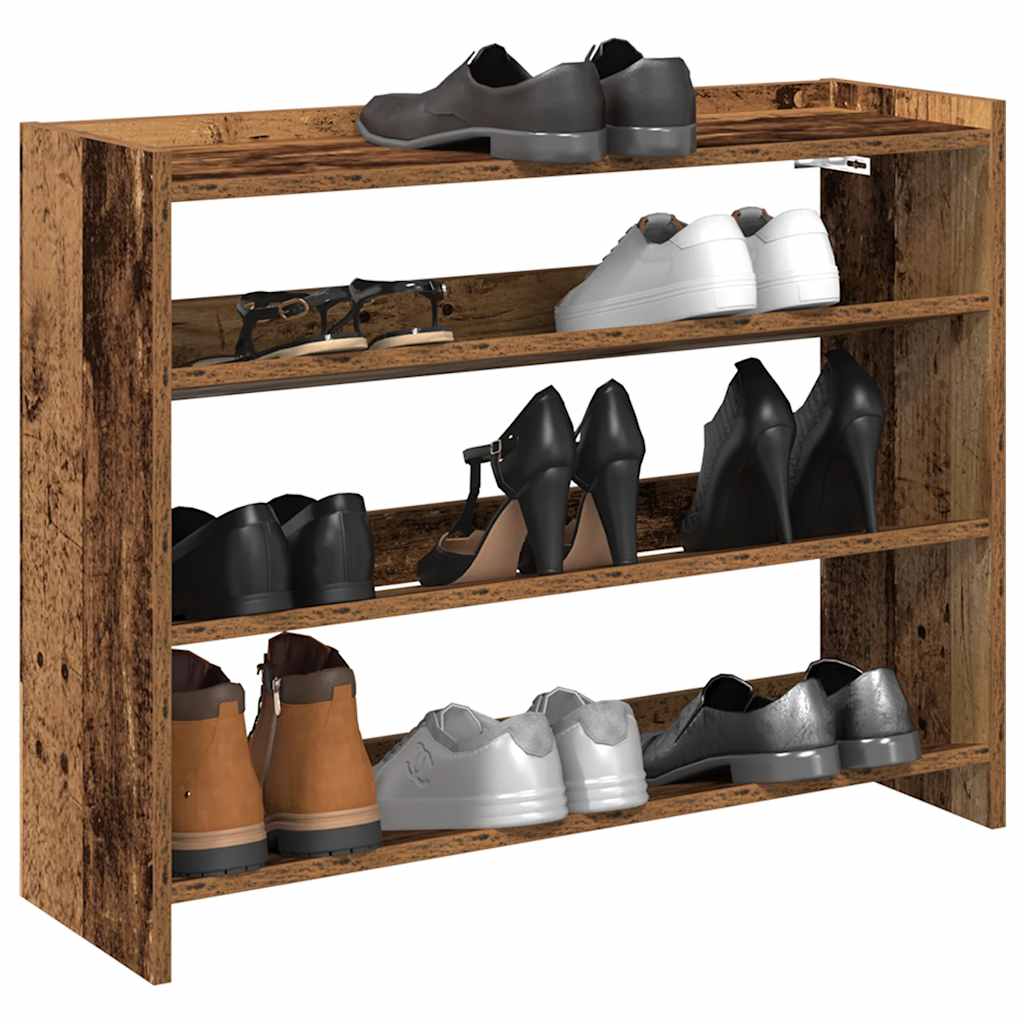 Shoe Rack 60X25X Engineered Wood