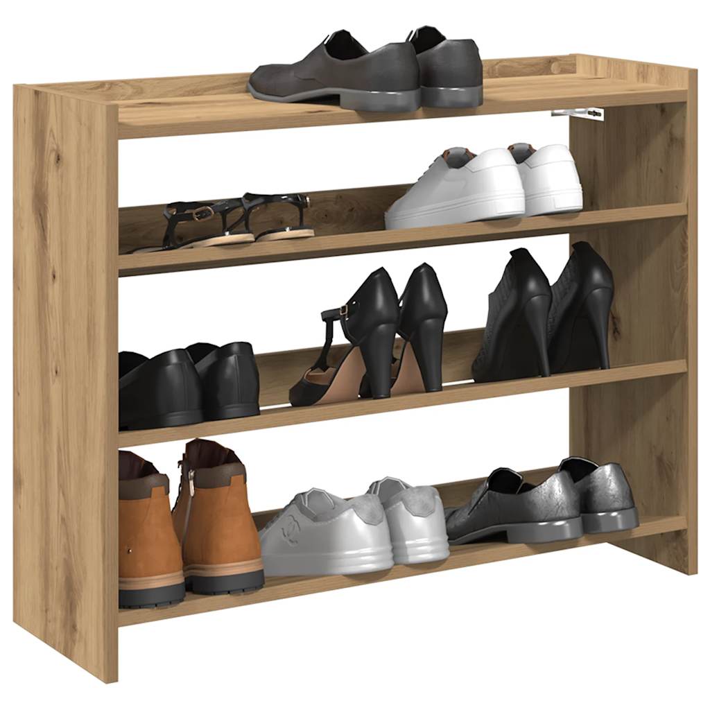 Shoe Rack 60X25X Engineered Wood