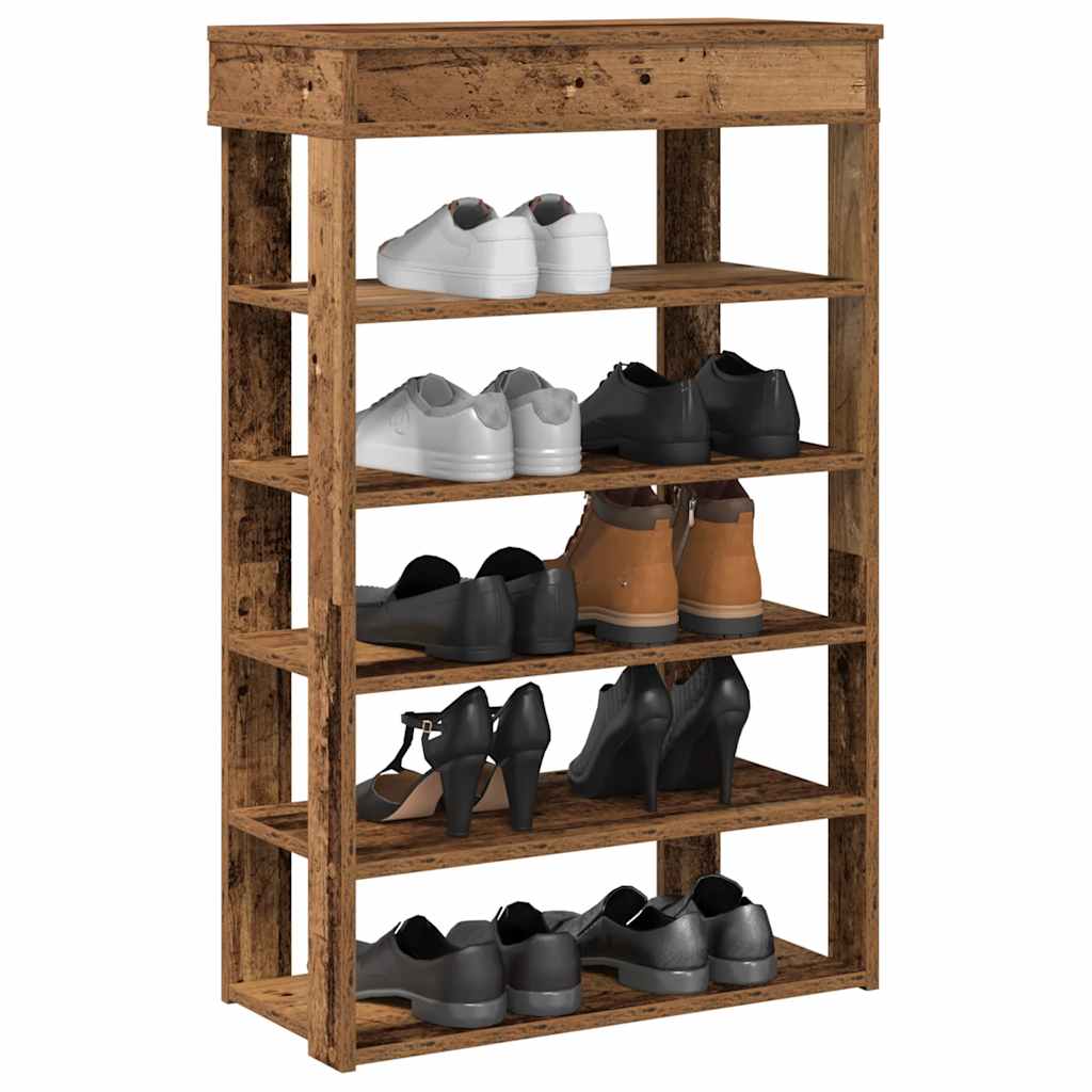 Shoe Rack 60X30X98 Cm Engineered Wood