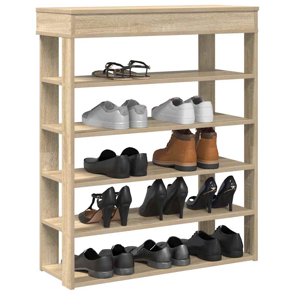 Shoe Rack 60X30X98 Cm Engineered Wood