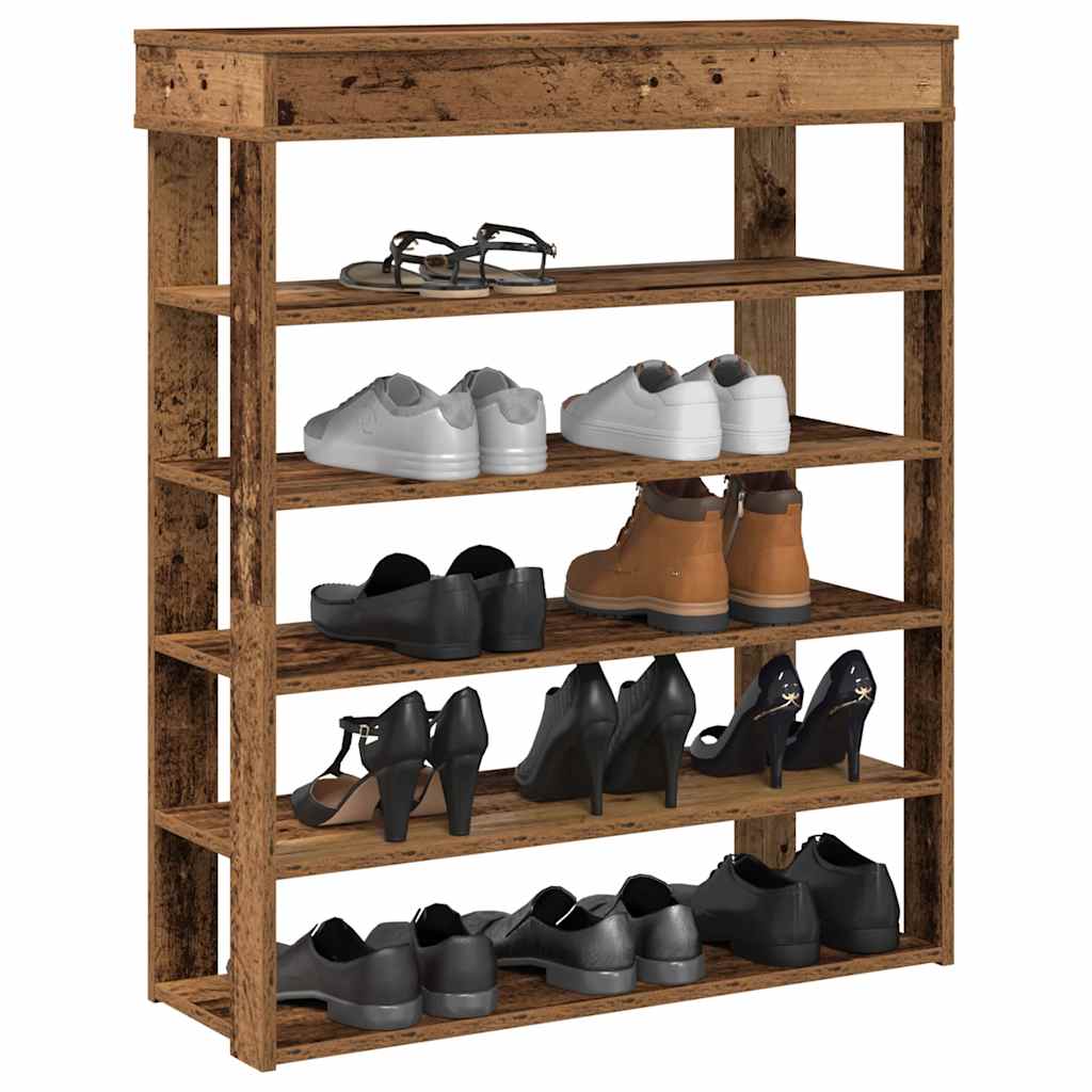 Shoe Rack 60X30X98 Cm Engineered Wood