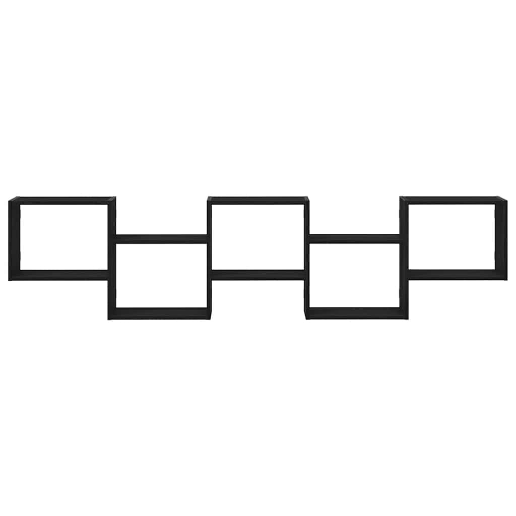 Wall Cube Shelf 5 Compartments Engineered Wood