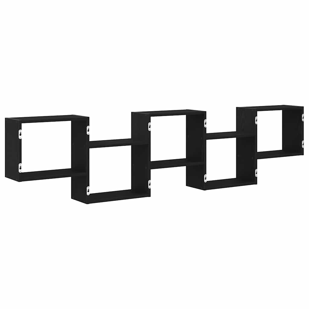 Wall Cube Shelf 5 Compartments Engineered Wood