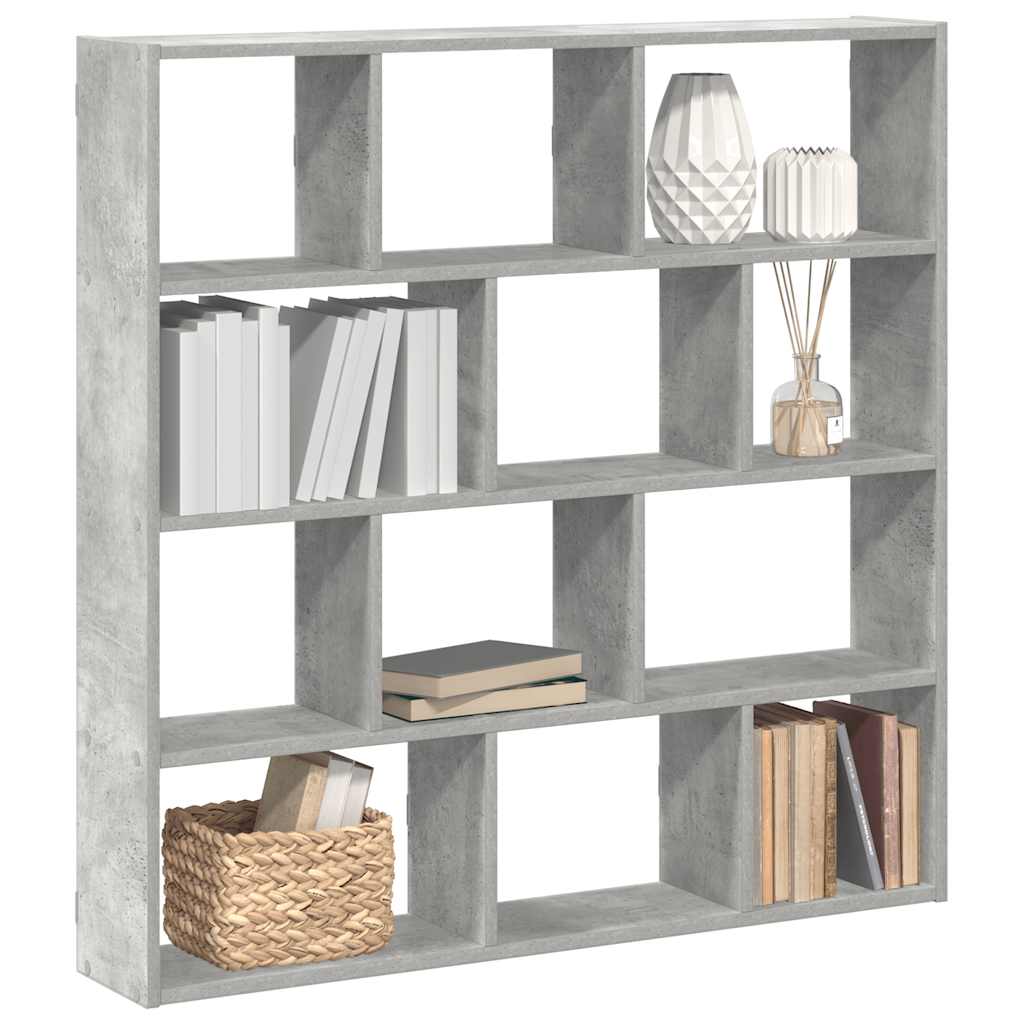 Wall Cube Shelf 12 Compartments Engineered Wood