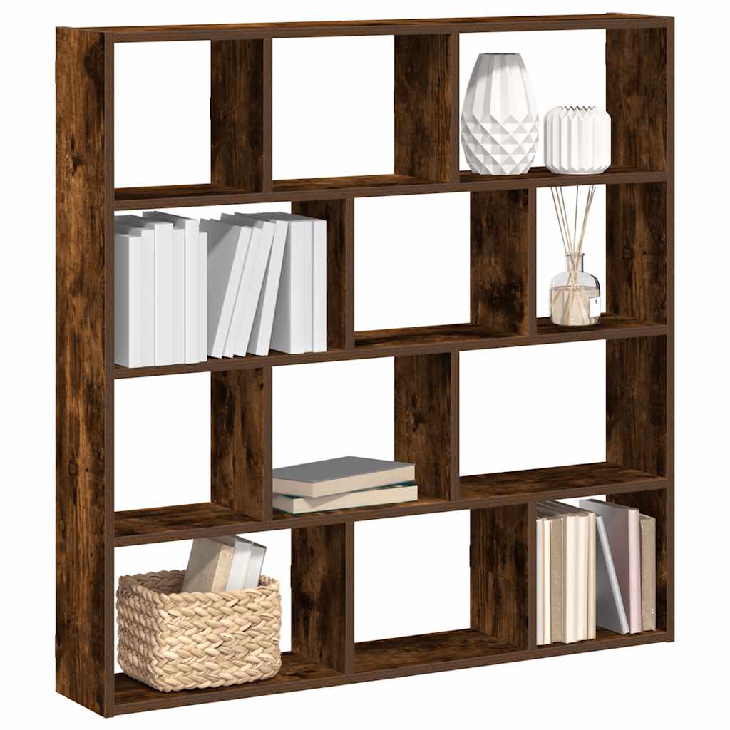 Wall Cube Shelf 12 Compartments Engineered Wood