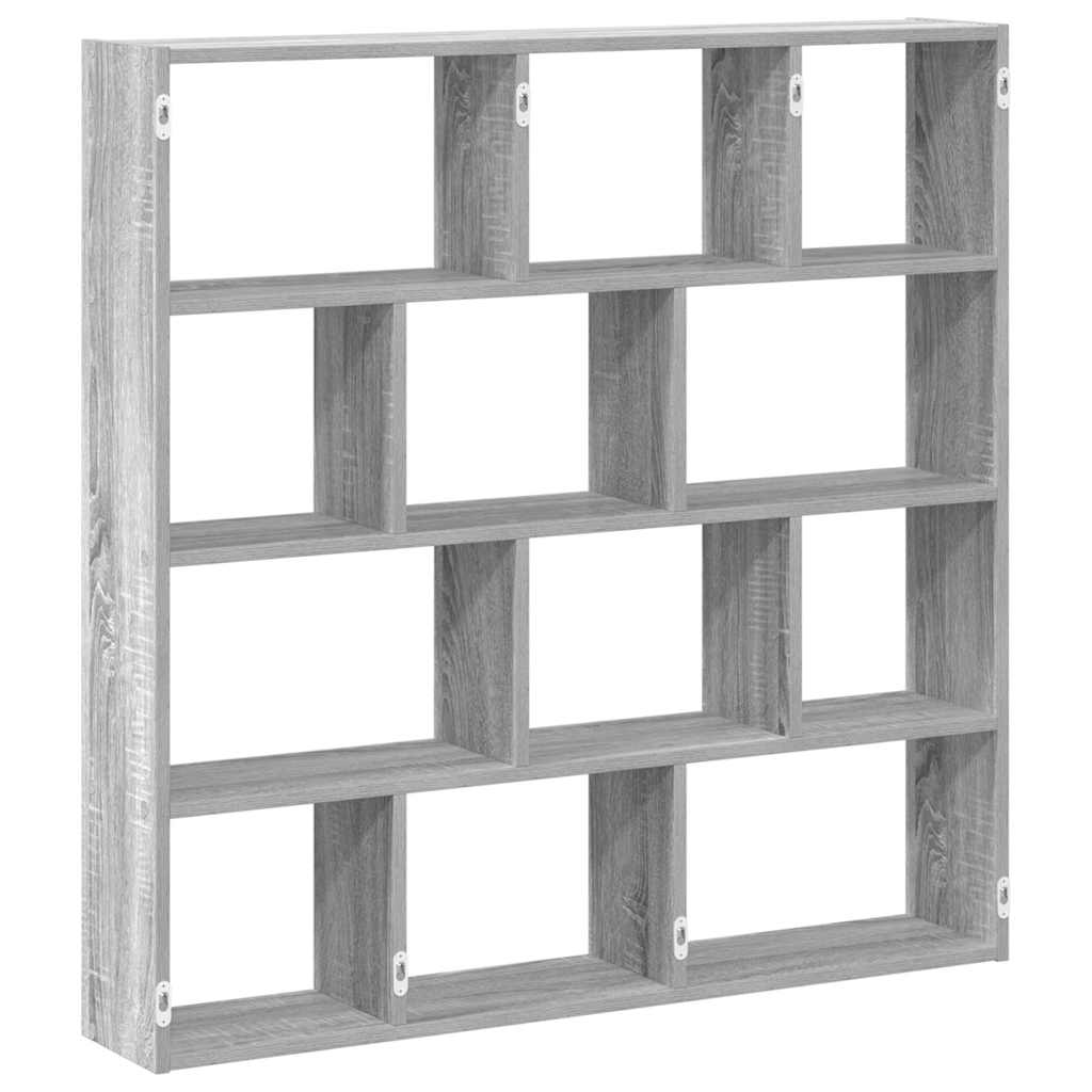 Wall Cube Shelf 12 Compartments Engineered Wood