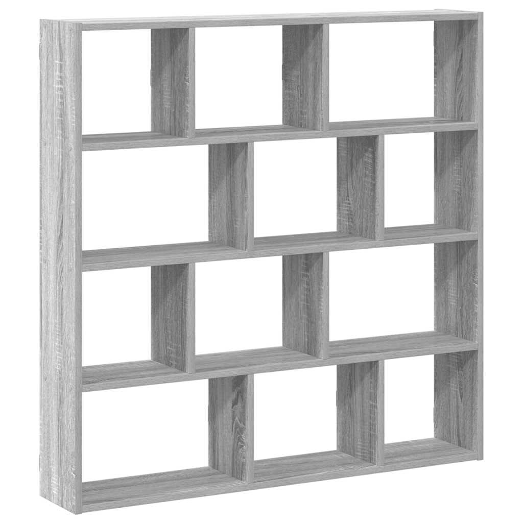 Wall Cube Shelf 12 Compartments Engineered Wood