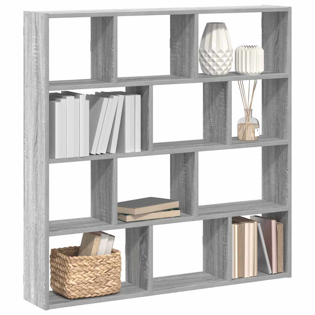 Wall Cube Shelf 12 Compartments Engineered Wood